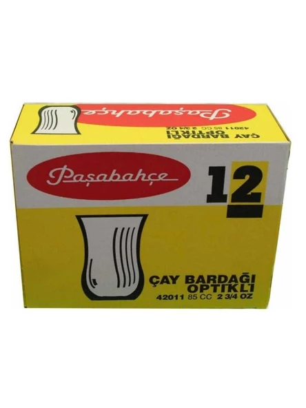 Paşabahçe 42011 Optikli Çay Bardağı 85 Cc 12 Li - 3