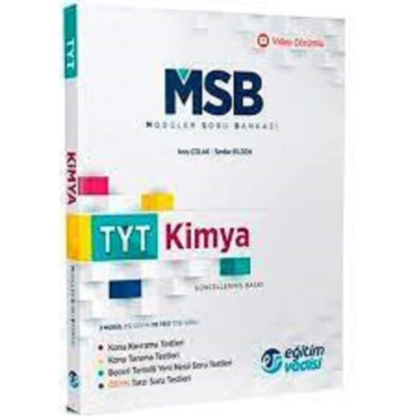 Eğitim Vadisi Tyt Modüler Kimya Soru Bankası ürün görseli 1