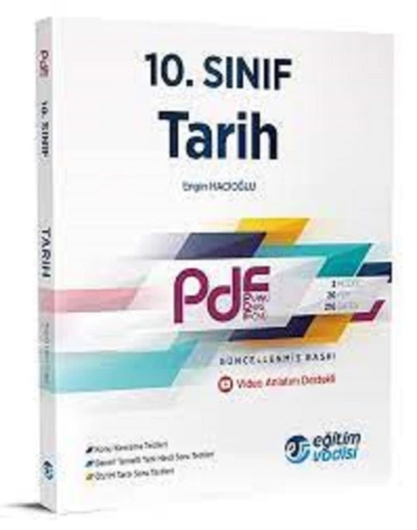 Eğitim Vadisi - 10. Sınıf Tarih Güncel Pdf Planlı Ders Föyü Eğiti