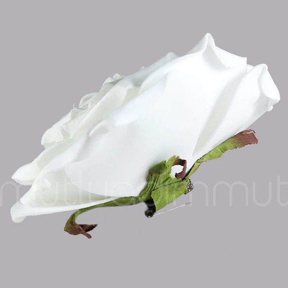 4 Adet 10cm İğneli Çiçek Gül - 11