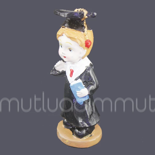 Mezuniyet Kepli Erkek Biblo 12 Adet - 2