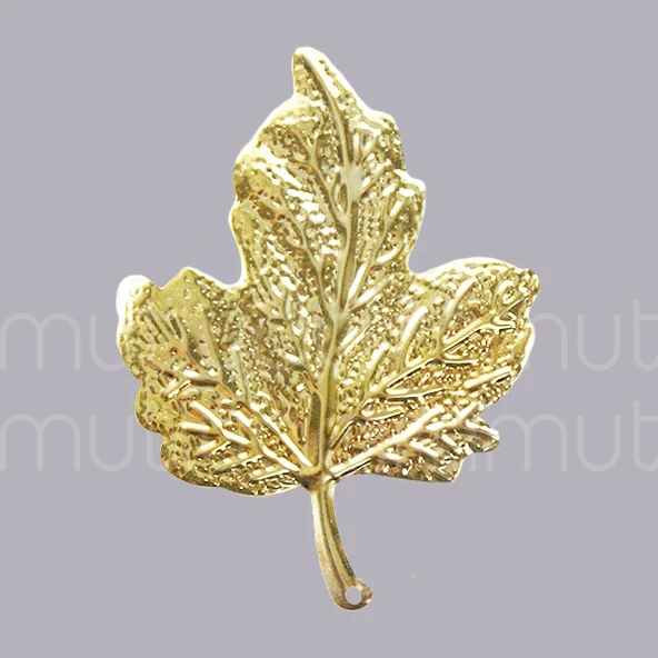 20 Adet Metal Çınar Yaprağı - 2
