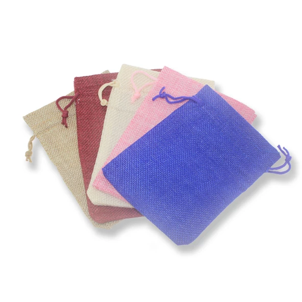 50 Adet 9x14cm Keten Kese - 2