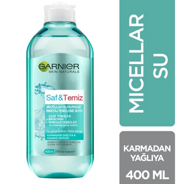 Garnier Saf ve Temiz Micellar Kusursuz Makyaj Temizleme Suyu 400 ml - 2