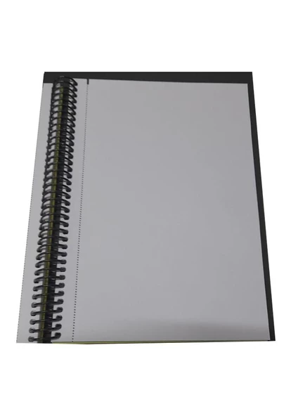 Sert Kapak Spralli Defter 120 Yaprak Çizgisiz 17X24 Orta Boy 1 Adet Enjoy Every Moment Sert Kapak Defter - 3