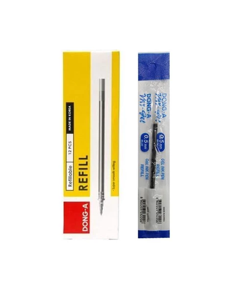 Dong A My Gel İğne Uçlu Kalem Refili 05 mm Mavi
