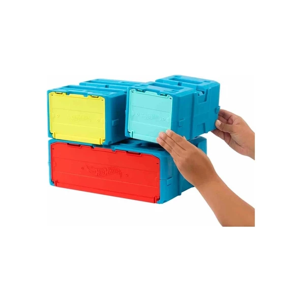 Hot Wheels Track Builder Alev Temalı Akrobasi Seti-HMC04 - 5