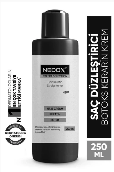 NEDOX Saç Düzleştirici,şekillendirici Keratin Botoks Krem 250 ml