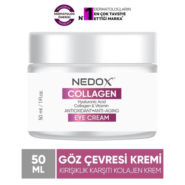 NEDOX Kırışıklık Karşıtı Kolajen Göz Çevresi Kremi 50 ml