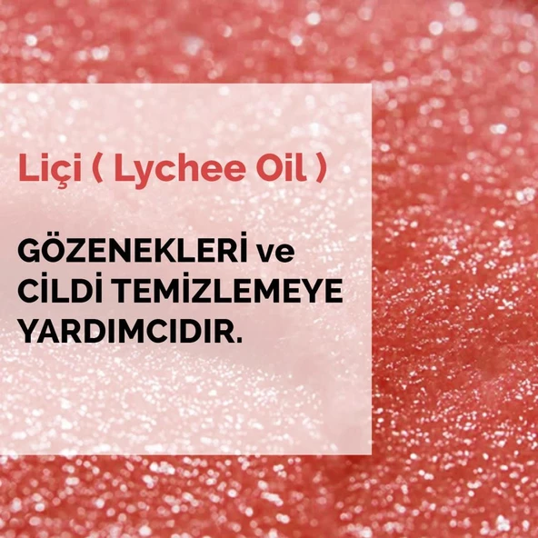 NEDOX Liçi (LYCHEE OİL) Besleyici, Arındırıcı Ve Nemlendirici El & Vücut Peelingi 250 ml - 3