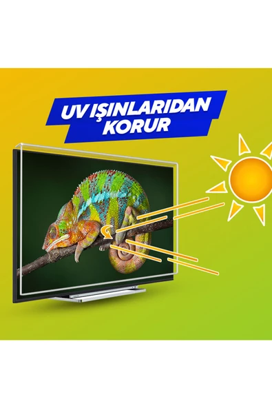 CORUIAN  Vestel 58ua9630 Tv Ekran Koruyucu / Ekran Koruma Paneli - Resim 7