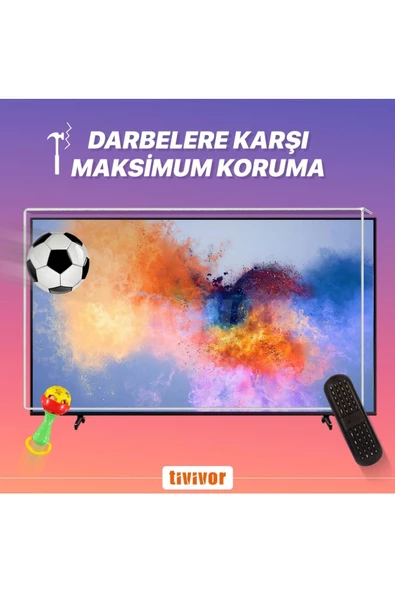 TIVIVOR  Vestel 43ua9630 Tv Ekran Koruyucu / Ekran Koruma Paneli - Resim 4