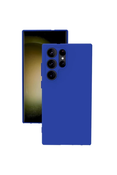 Samsung Galaxy S23 Ultra Kılıf Kamera Korumalı Silikon Rubber Arka Kapak - 6