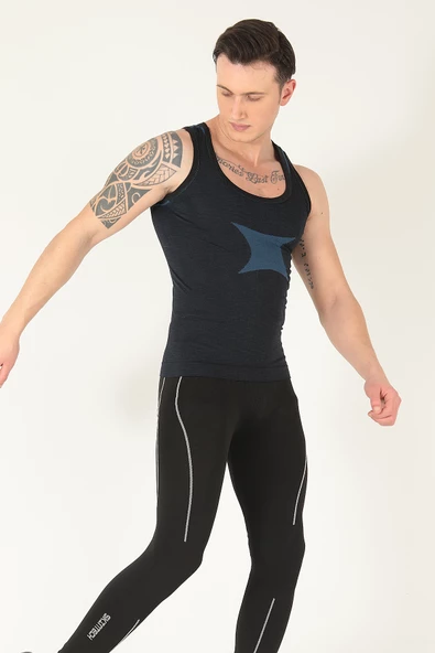 Sporcu Gym Seamless Dikişsiz T-shirt - Resim 7