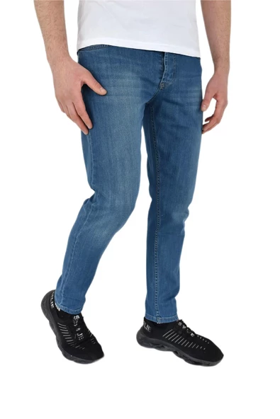 Erkek Silim Fit Jeans Pantolon BGL-ST02646 - Resim 7