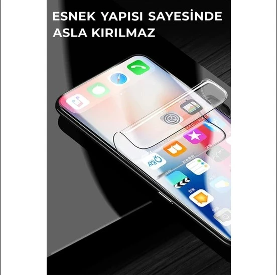 TPU - 3D Full Cover - İphone 7 / 8 - Nano Cam - Beyaz - Resim 2