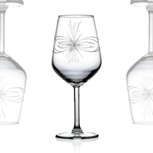 Decocia Kazaan 61 Parça  12 Kişilik  Kesme Bardak Çeyiz Seti Mira Desenli - Resim 5