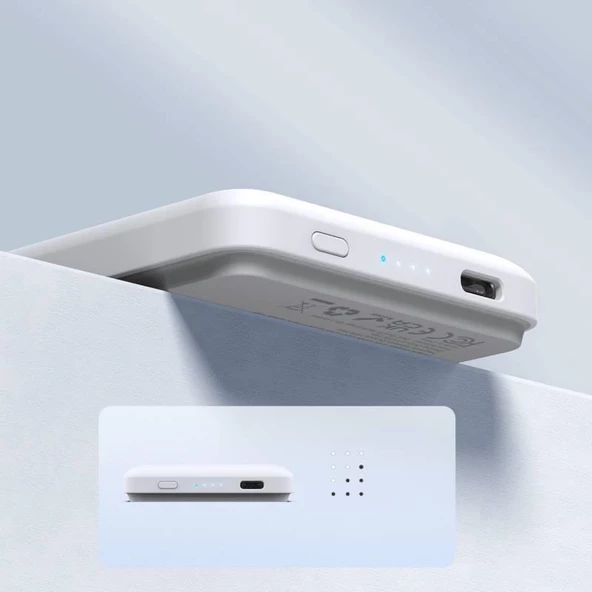 Polham 20W 5000mAh Magsafe İphone 13, 13 Pro, 13 Pro Max Powerbank, Ultra İnce Magsafe Powerbank - 3