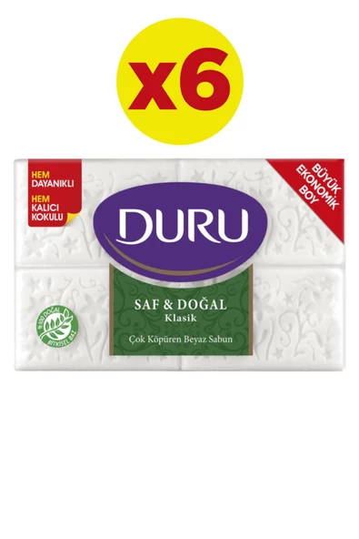 Duru Kalıp Sabun 4x250 gr (1000 gr) x 6 Adet