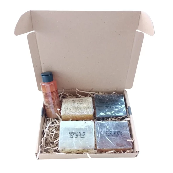 Egzama 5li Doğal Sabun ve Yağ Set