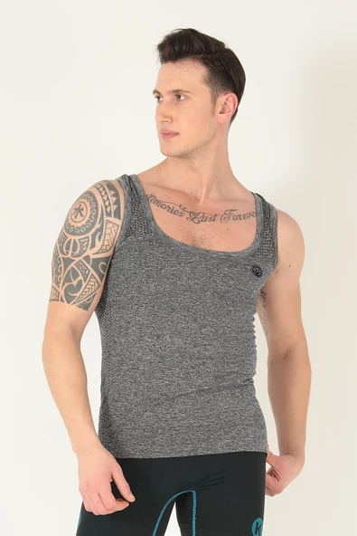 Sporcu Gym Seamless Dikişsiz T-shirt - Resim 3