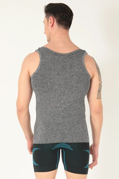 Sporcu Gym Seamless Dikişsiz T-shirt - Resim 4