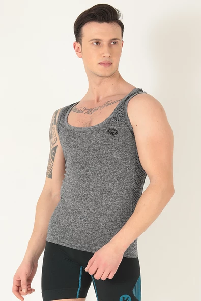 Sporcu Gym Seamless Dikişsiz T-shirt - Resim 2