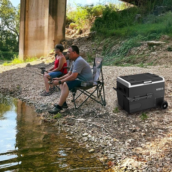 Iceco K65s 12/24Volt 65Lt Akülü/Kablolu/ Kompresörlü Tekerlekli Outdoor Oto Buzdolabı/Dondurucu (Akü Dahil Değildir) - 10