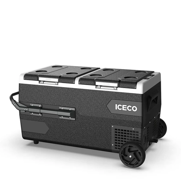 Iceco K75d 12/24Volt 75Lt Akülü/Kablolu/ Çift Bölmeli Kompresörlü Outdoor Oto Buzdolabı/Dondurucu (Akü Dahil Değildir) - 2