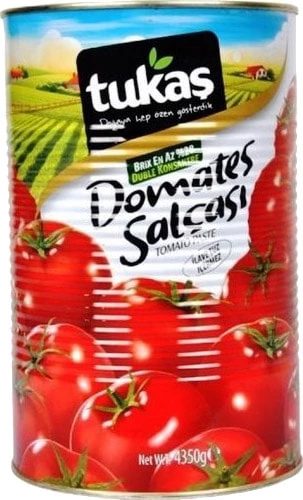 Tukaş Domates Salçası Teneke 4350 G - 2