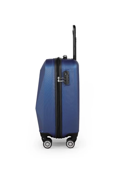 Polo&Sky Elmas Model Lacivert Kabin Boy Valiz Bavul - Resim 2