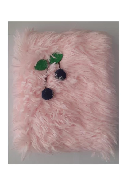 Tüylü Peluş Defter 100 Yaprak Çizgili 1 Adet Tüylü Hatıra Defteri Hediyelik Defter Sevimli Defter - 2