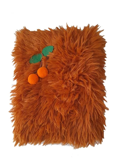 Tüylü Peluş Defter 100 Yaprak Çizgili 1 Adet Tüylü Hatıra Defteri Hediyelik Defter Sevimli Defter