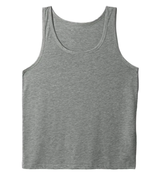 2 ADET ERKEK 100 PAMUK ASKILI KLASİK ATLET - 4