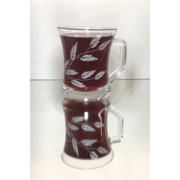 DECOCİA Öğretmenler Günü Hediyesi Özel Yazılı 225cc Cam Kupa Desen Ve İşleme El Yapımı - Resim 4