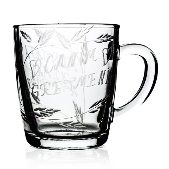 DECOCIA 340cc Öğretmenler Gününe Özel Canım Öğretmenim Yazılı Cam Kupa ürün görseli