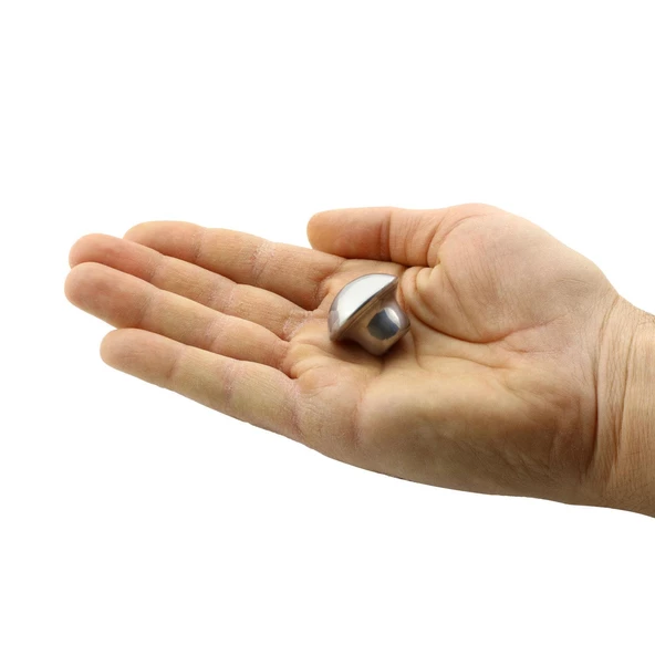 Mantar Düğme Kulp Çekmece Dolap Kapak Kulpu Kulbu Krom Tek Vidalı Metal Kulpları (10 ADET) - 4