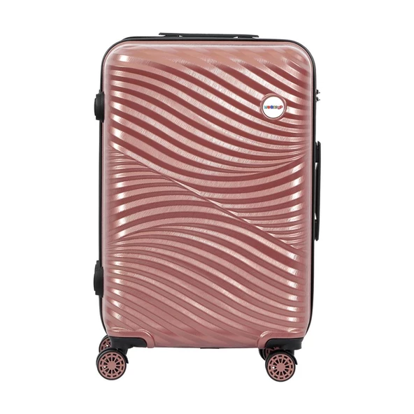 Biggdesign Moods Up Rosegold 3'lü Valiz seti - 2