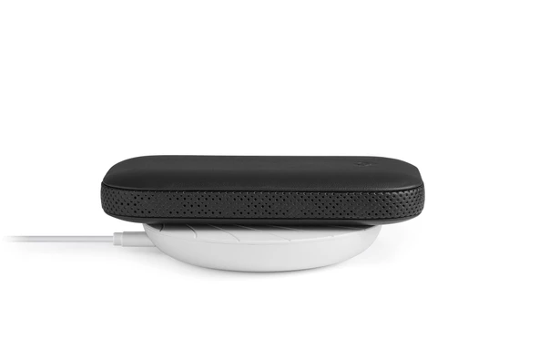 Lexon Powersound Deri Kablosuz Şarj Cihazı ve Bluetooth Hoparlör- Siyah - 6