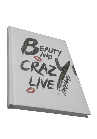 Hatıra Defteri Kilitli Kız Modeli Günlük Defteri Mikro Sert Kapak 100 Yaprak Çizgili 1 Adet - 12