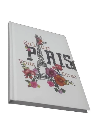 Hatıra Defteri Kilitli Kız Modeli Günlük Defteri Mikro Sert Kapak 100 Yaprak Çizgili 1 Adet - 5