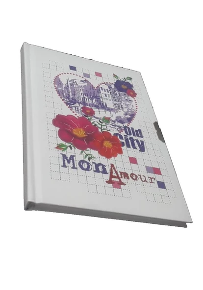 Hatıra Defteri Kilitli Kız Modeli Günlük Defteri Mikro Sert Kapak 100 Yaprak Çizgili 1 Adet - 7