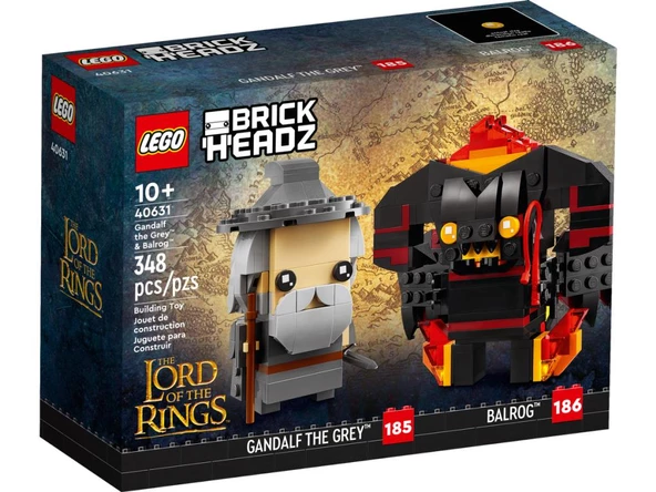 LEGO BrickHeadz 40631 Gri Gandalf ile Balrog (348 Parça) - 3