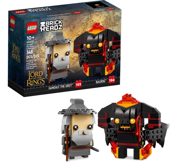 LEGO BrickHeadz 40631 Gri Gandalf ile Balrog (348 Parça) - 5