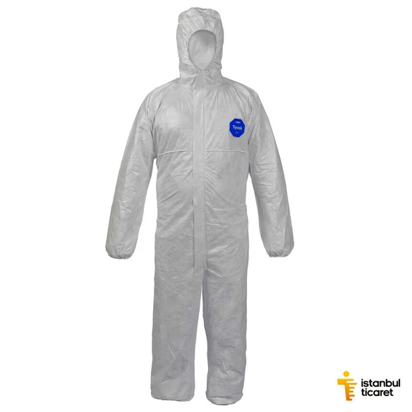 DuPont™ Tyvek® 500 Xpert Başlıklı Kimyasal Koruyucu Tulum - 3