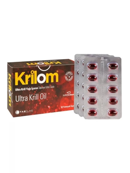 Krilom Ultra Krill Oil 30 Yumuşak Kapsül ürün görseli