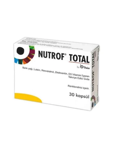 Nutrof Total Bitkisel Besin Desteği 30 Kapsül - Resim 2