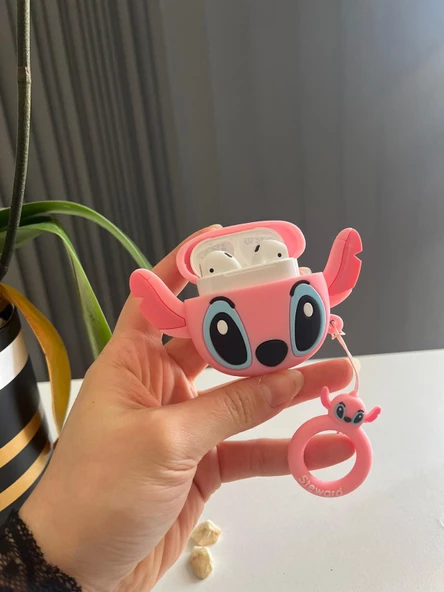 Airpods 1 Ve 2. Nesil Uyumlu Sevimli Silikon Koruyucu Kılıf - 3