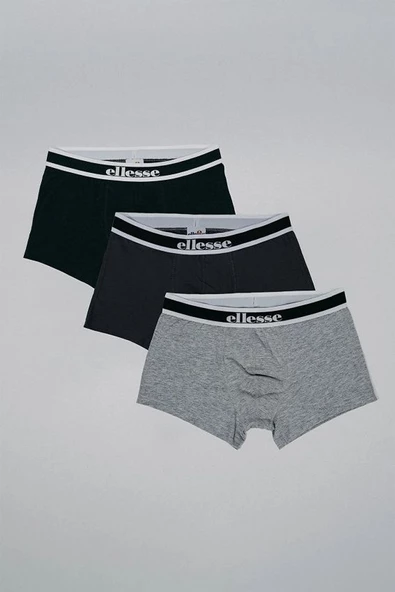 Ellesse Erkek Boxer 3lü Paket B002-BKGRAN