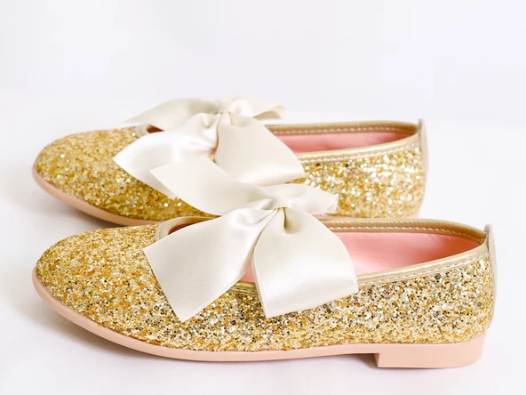 GALA  önü fiyonklu simli ayakkabı - Resim 12